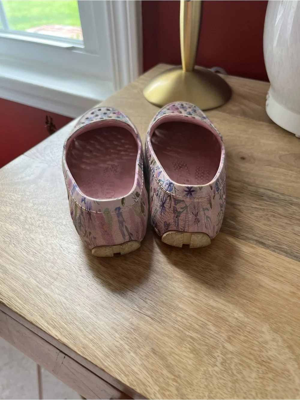 Toddler Floafers Pastel Pink Floral Slip-On